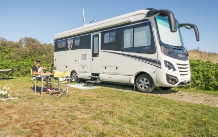 Spacious motorhome sites